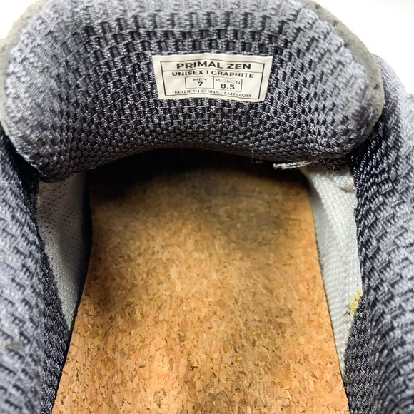 Lems Primal Zen Mens 7 / Womens 8.5 US Shoes Grey Suede Zero Drop Hiking Walking - Picture 8 of 9